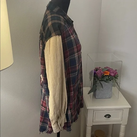 Natural Life Black and Brown Plaid Shirt - Picture 5 of 9